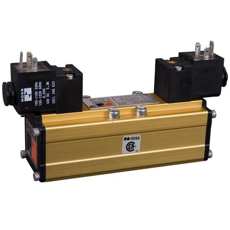ROSS CONTROLS ISO 5599/I ISO Size 2, W64 Series, 5/2 Single, Solenoid Controlled, Poppet,  W6476B3401Z